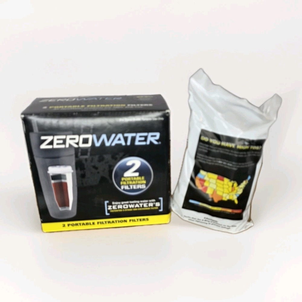 Zero Water 3 Each Portable 5 Stage Filtration Travel Bottle Filters ZR-230